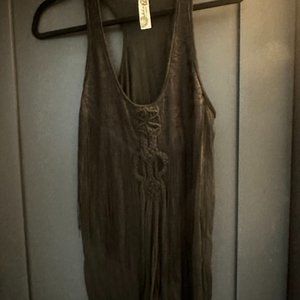 Free People fringe frontracer back top